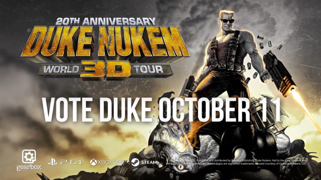 『Duke Nukem 3D: 20th Anniversary World Tour』が10月11日に発売