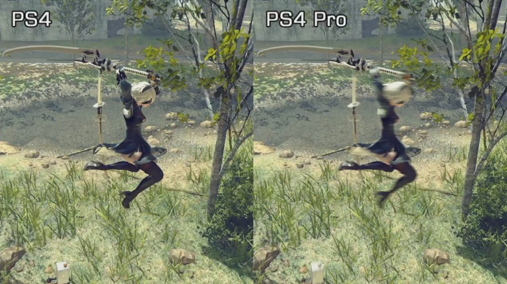 『NieR: Automata』、PS4とPS4 Proの比較スクリーンショットが公開