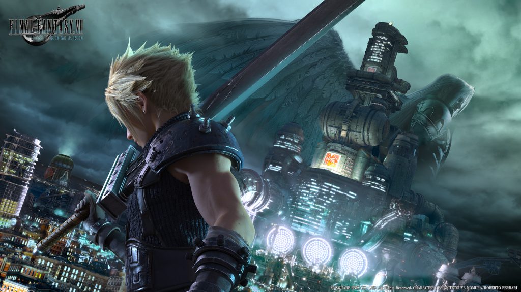 クラウドとセフィロス！PS4『ファイナルファンタジー VII REMAKE』のキービジュアルを公開