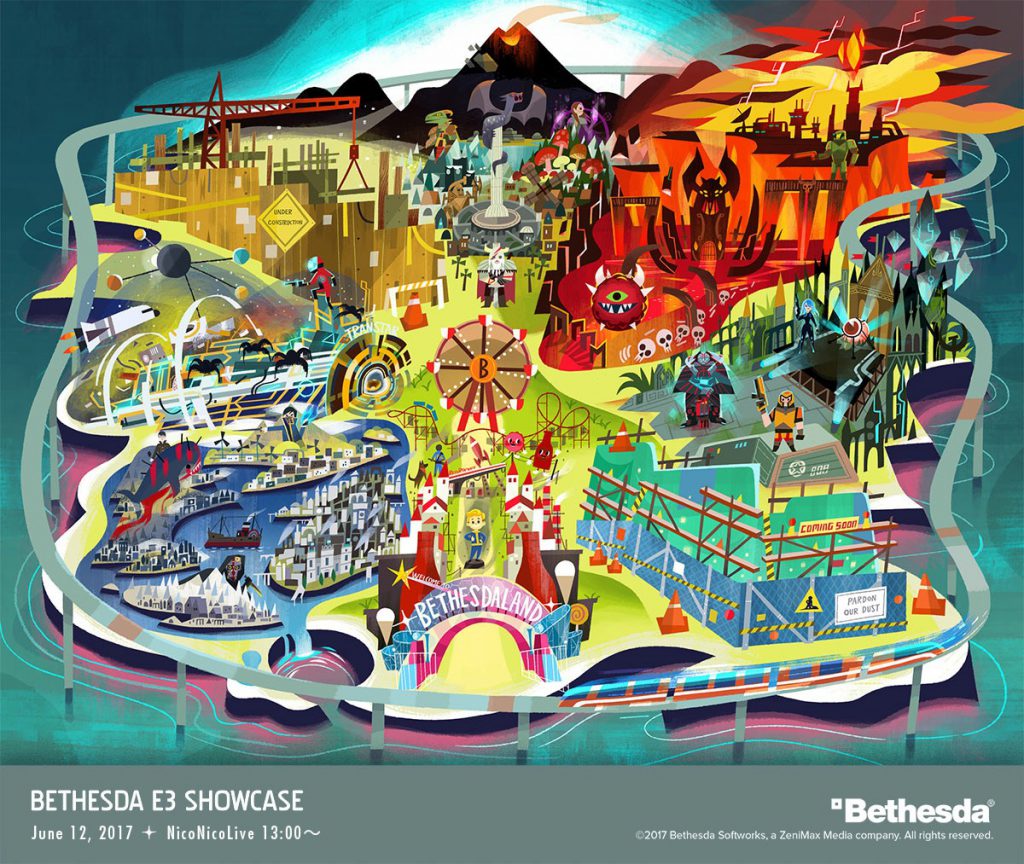 ベセスダ・ソフトワークス、E3カンファレンスの日本語同時通訳つき公式生放送が今年も決定