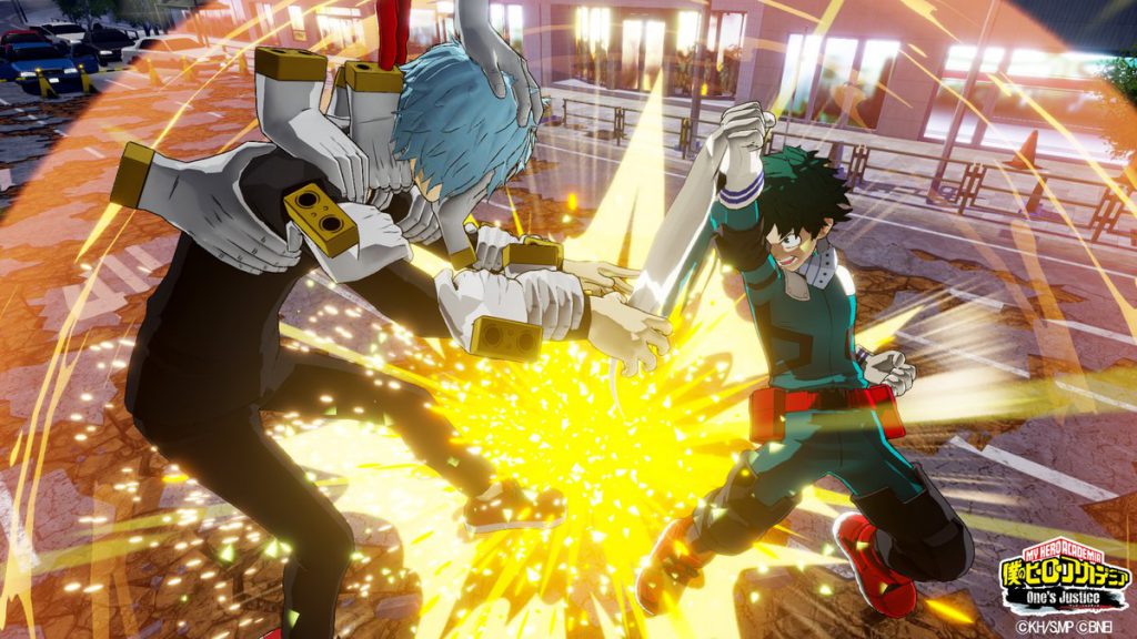 『僕のヒーローアカデミア One’s Justice』、 1-Aの3人が参戦
