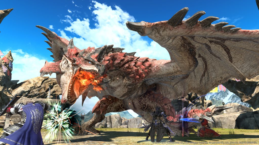 『ファイナルファンタジーXIV』、「リオレウス狩猟戦」は8月7日に実装