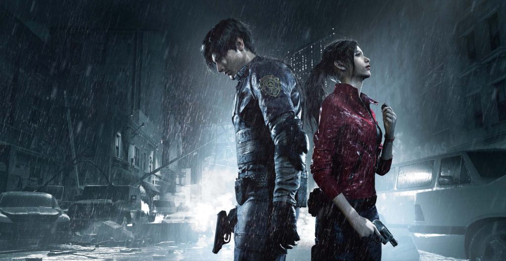 レオンとクレア。『バイオハザード RE:2』のキービジュアルが公開