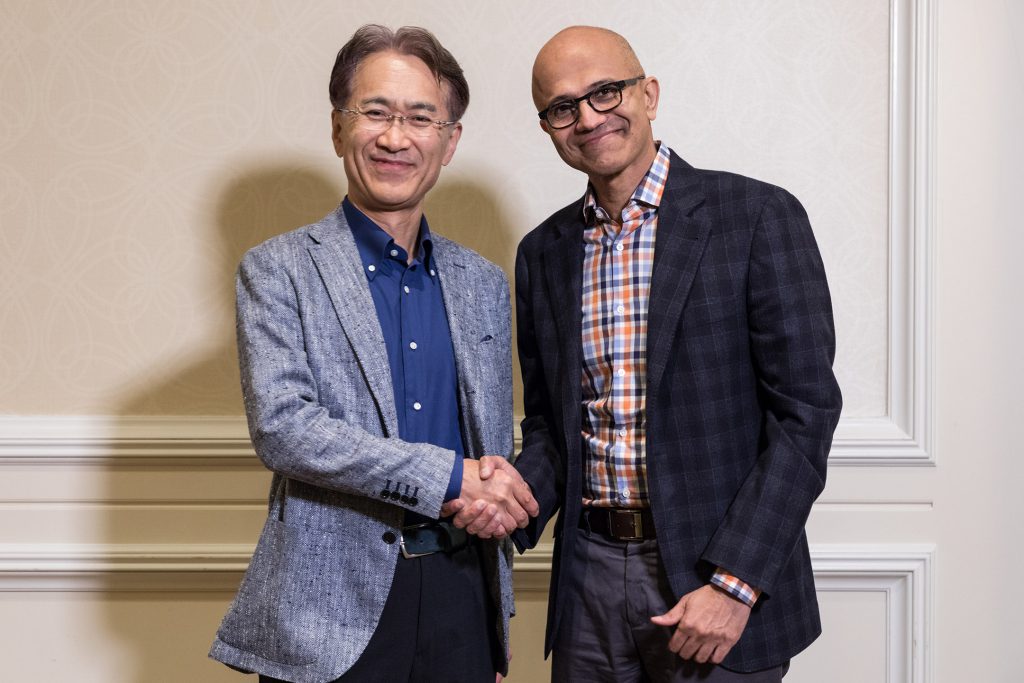ソニーとマイクロソフトが業務提携