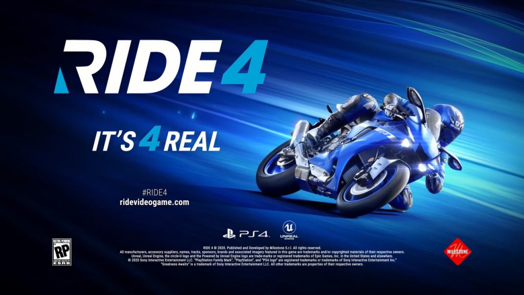 シリーズ最新作リアルライディングシミュレータ『Ride 4』が8月10日に発売
