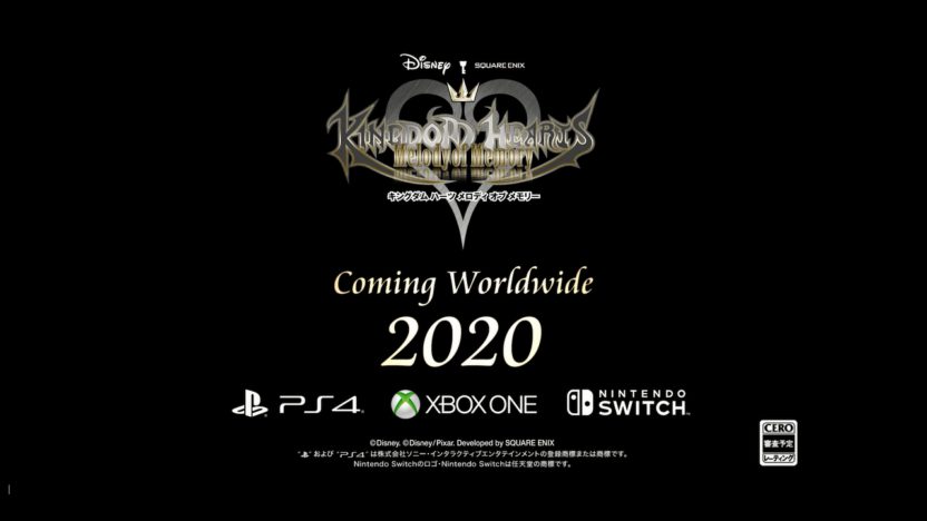 シリーズ初リズムアクション『キングダム ハーツ メロディ オブ メモリー』が2020年に発売