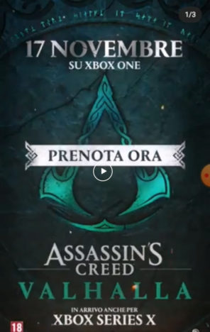 『アサシン クリード ヴァルハラ』の発売日は11月17日？