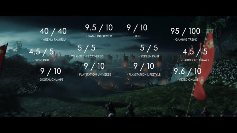 PS4『Ghost of Tsushima』のアコレードトレーラーが公開