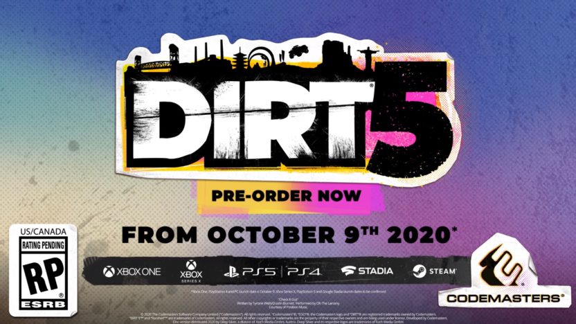 『DIRT 5』、PS4からPS5版への無料アップグレードに対応