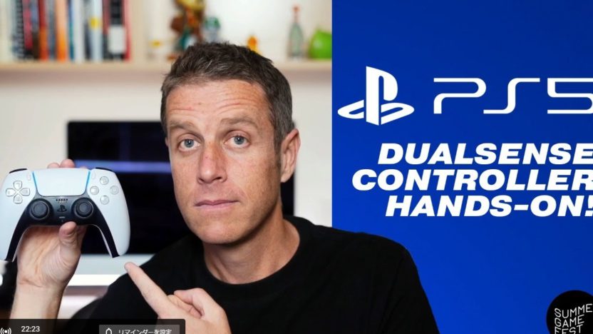あと一時間。PS5コントローラー「DualSense」のデモが実施