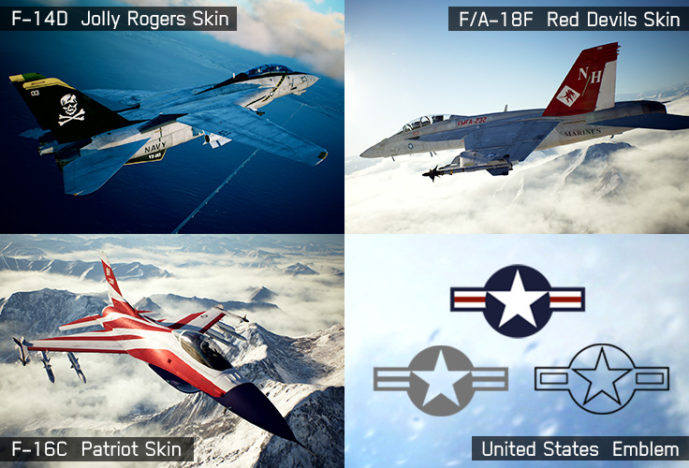 『エースコンバット7』、シリーズ25周年記念無料アップデートの第2弾「25th Anniversary Update – US Skin Series -」が8月20日に配信