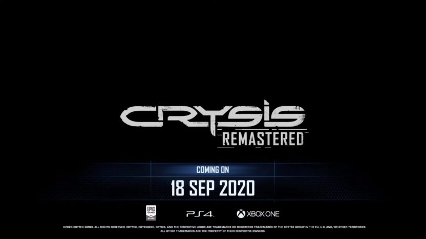 PS4/Xbox One/PC『Crysis Remastered』の発売日が9月18日に決定