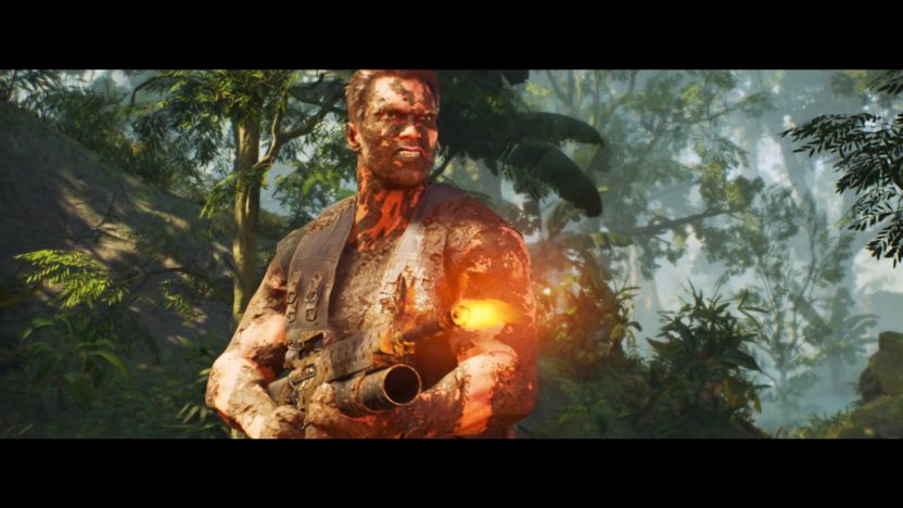 PS4『Predator: Hunting Grounds』に、映画1作目のダッチが登場