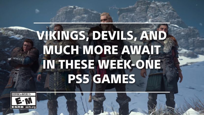 最初の週に発売するPS5ゲームを紹介する映像を公開