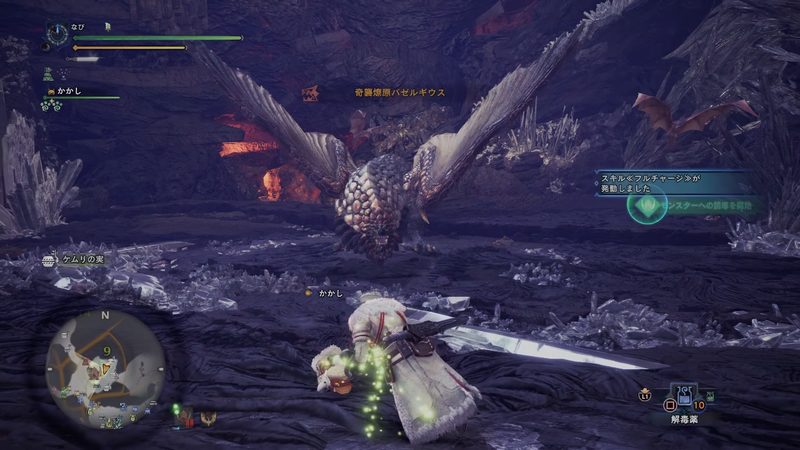 モンハンプレイ日記：バゼルギウスと初対面