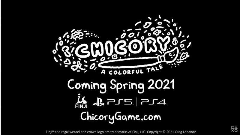 魔法の筆とともに冒険へ。PS5/PS4『Chicory: A Colorful Tale』が2021年春に登場