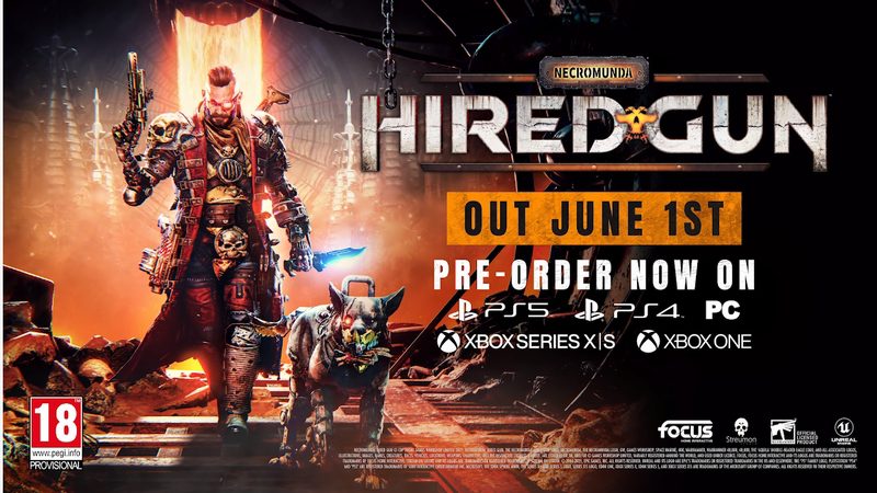 「Warhammer 40,000」が舞台のFPS『Necromunda: Hired Gun』が6月1日に発売
