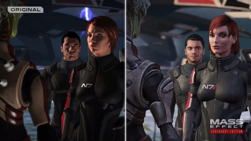 『Mass Effect Legendary Edition』、オリジナル版との比較映像が公開
