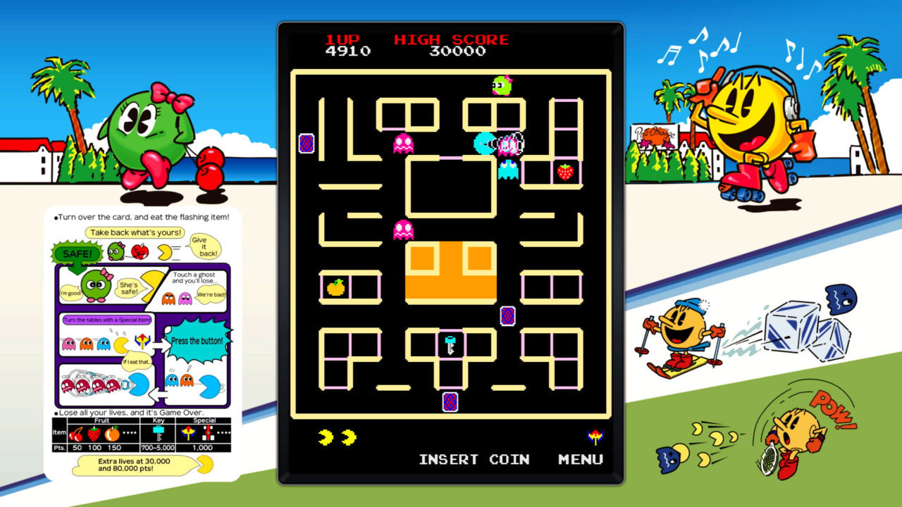 パックマンの名作から14タイトルを収録した『PAC-MAN MUSEUM+』が2022年に発売