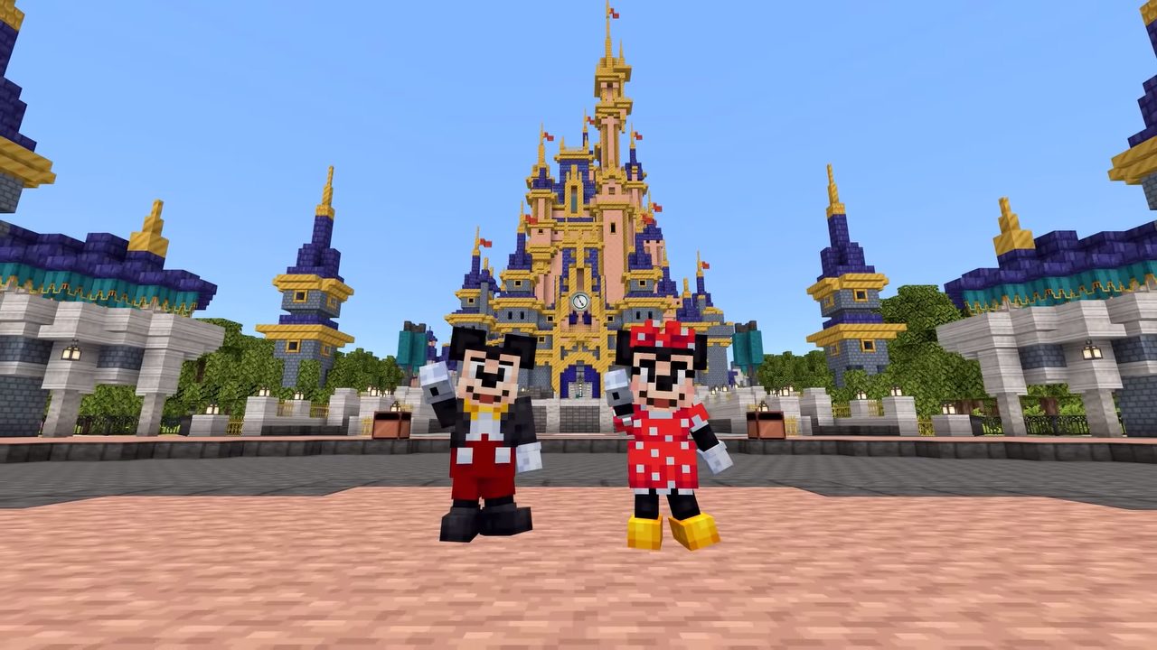 『マインクラフト』にディズニー「魔法の王国」が登場