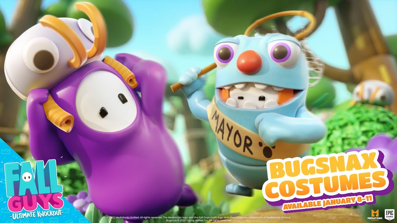 『Fall Guys: Ultimate Knockout』、Bugsnaxとのコラボを紹介するトレーラーが公開