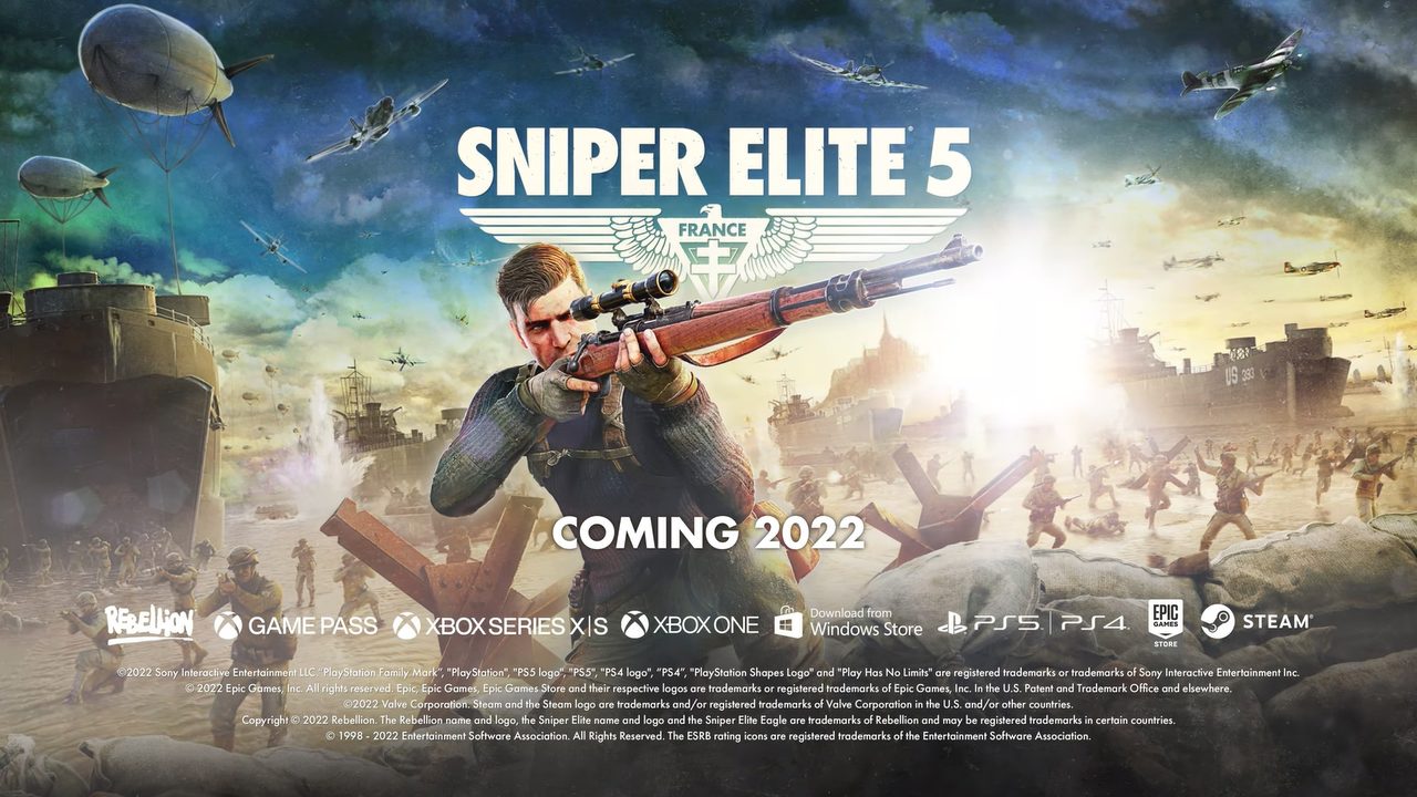 シリーズ最新作『Sniper Elite 5』のシネマティックトレーラーが公開。他プレイヤーのキャンペーンに侵入するモードも搭載