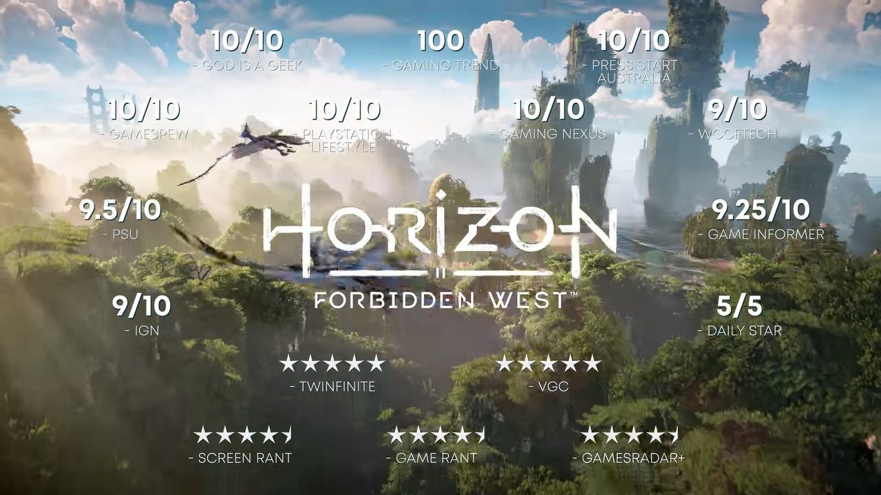 PS5/PS4『Horizon Forbidden West』、賞賛の声を紹介するトレーラーが公開