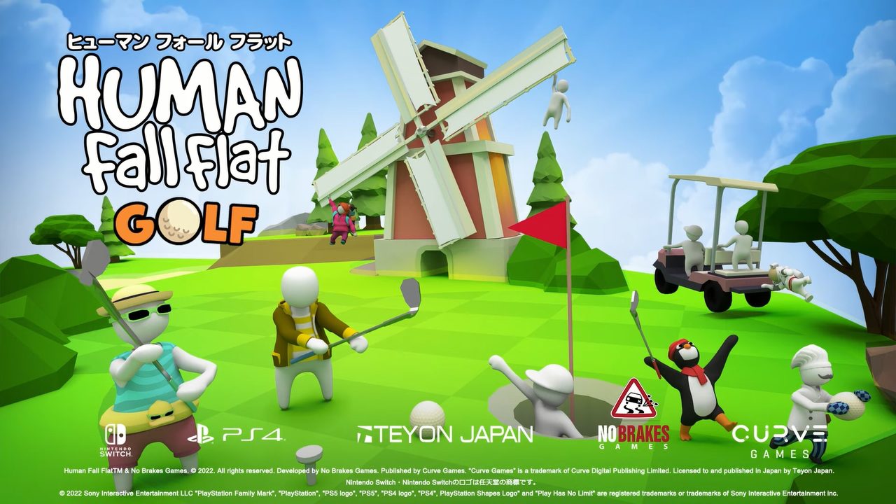 『ヒューマン フォール フラット』、新ステージ「ゴルフ」と「フォレスト」、新スキン「ベイビー」を追加する無料アップデートが3月24日に配信