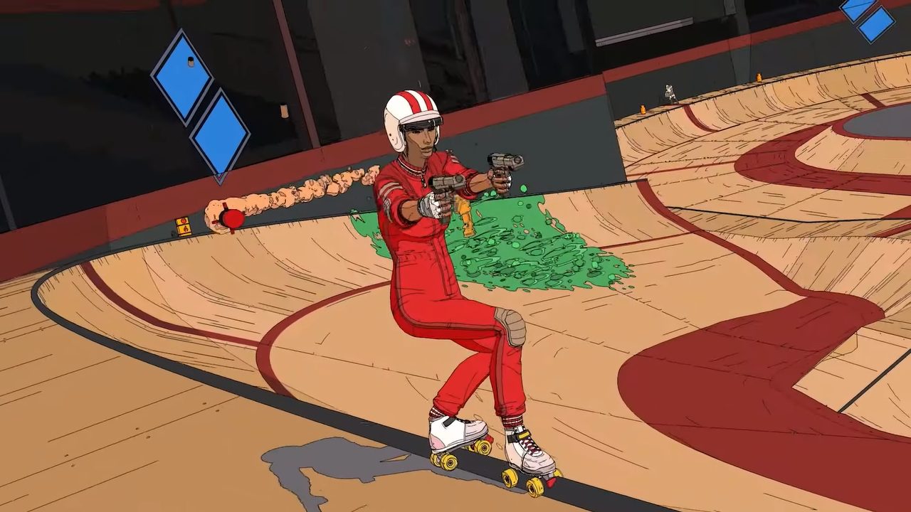 ローラースケートを使って敵を撃て！『Rollerdrome』が8月16日に発売