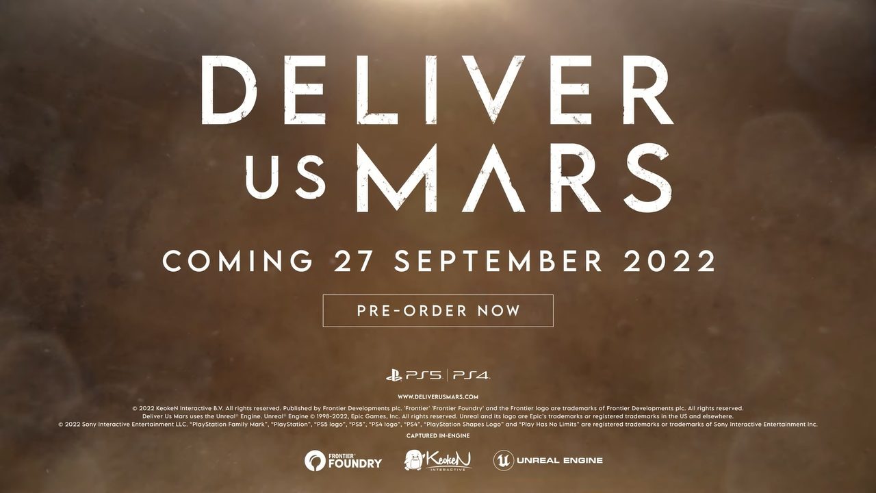 SFアドベンチャー『Deliver Us Mars』の発売日が9月22日に決定