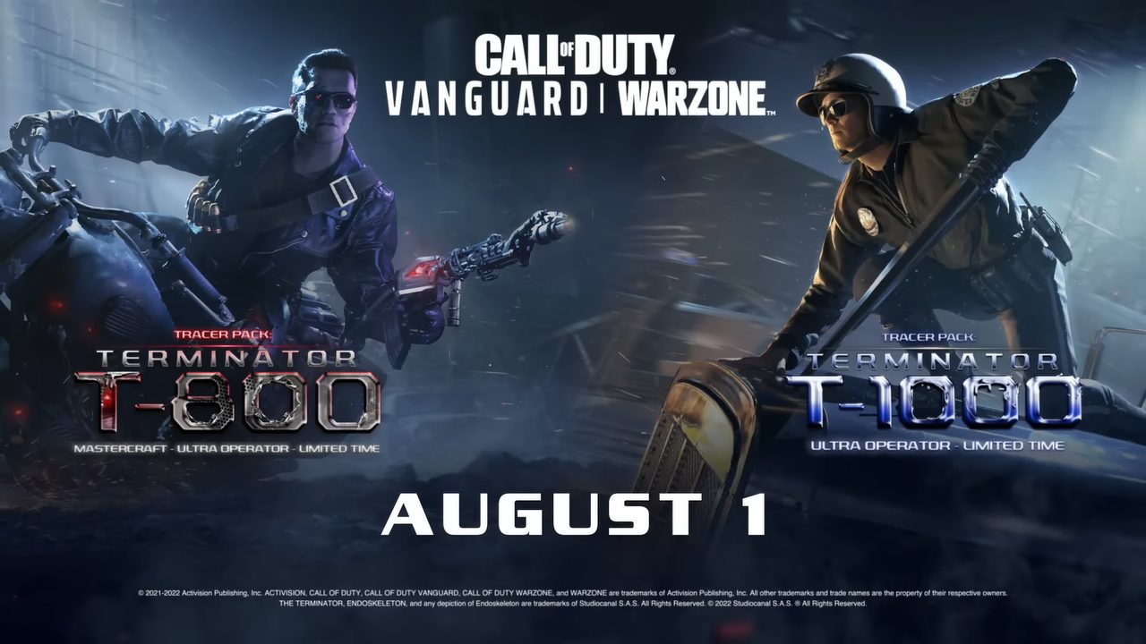 『Call of Duty: Vanguard』&『Warzone』、8月2日から配信のターミネーターバンドルを紹介するトレーラーが公開