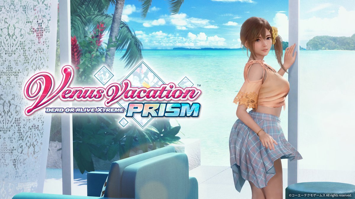 イマ―シブ恋愛アドベンチャーゲーム『Venus Vacation PRISM – DEAD OR ALIVE Xtreme -』が2025年初頭に発売