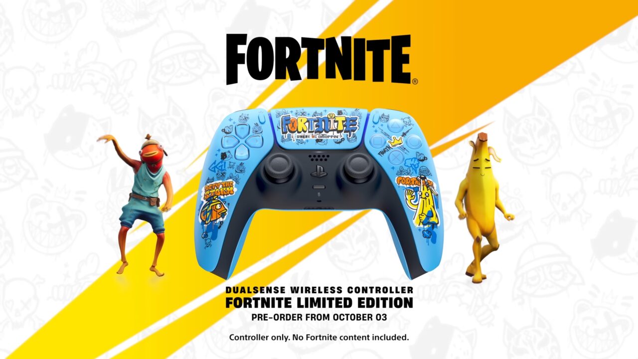 かわいい！限定版「Fortnite DualSense ワイヤレスコントローラー」が登場