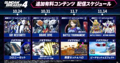 『ガンダムブレイカー4』、追加コンテンツ配信スケジュールが確認できるDLC紹介トレーラーを公開