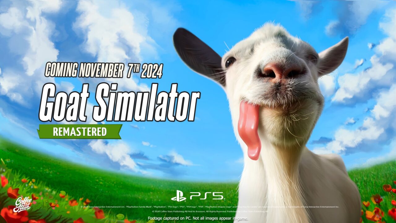 ヤギゲー。PS5『Goat Simulator: Remastered』の発売日が11月7日に決定。ゲームプレイトレーラーを公開