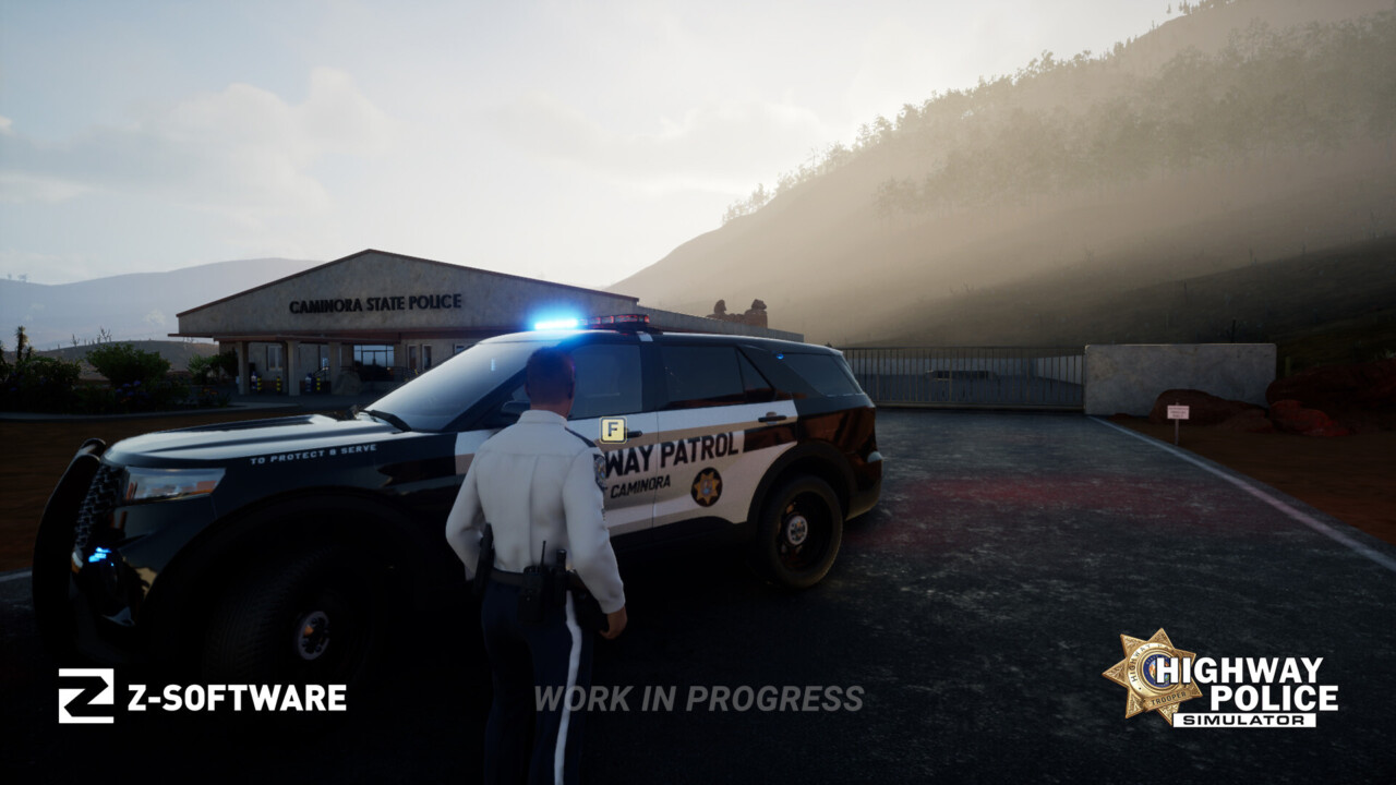 ハイウェイをパトロール『Highway Police Simulator』が12月5日にリリース
