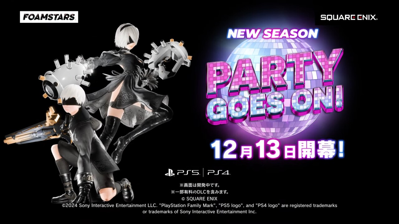 『FOAMSTARS』、12月13日にリリースする新シーズン ”PARTY GOES ON!”のトレーラーを公開。シーズンアップデートは終了に