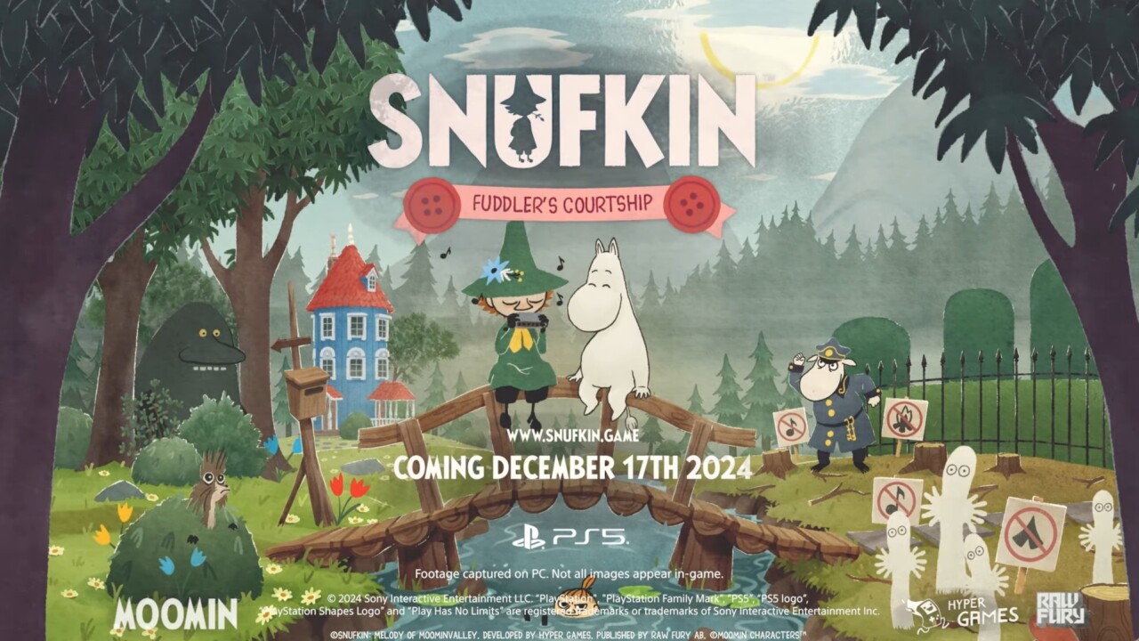 スナフキンになってムーミン谷の調和を取り戻す『スナフキン：ムーミン谷のメロディ』のPS5版が12月17日にリリース