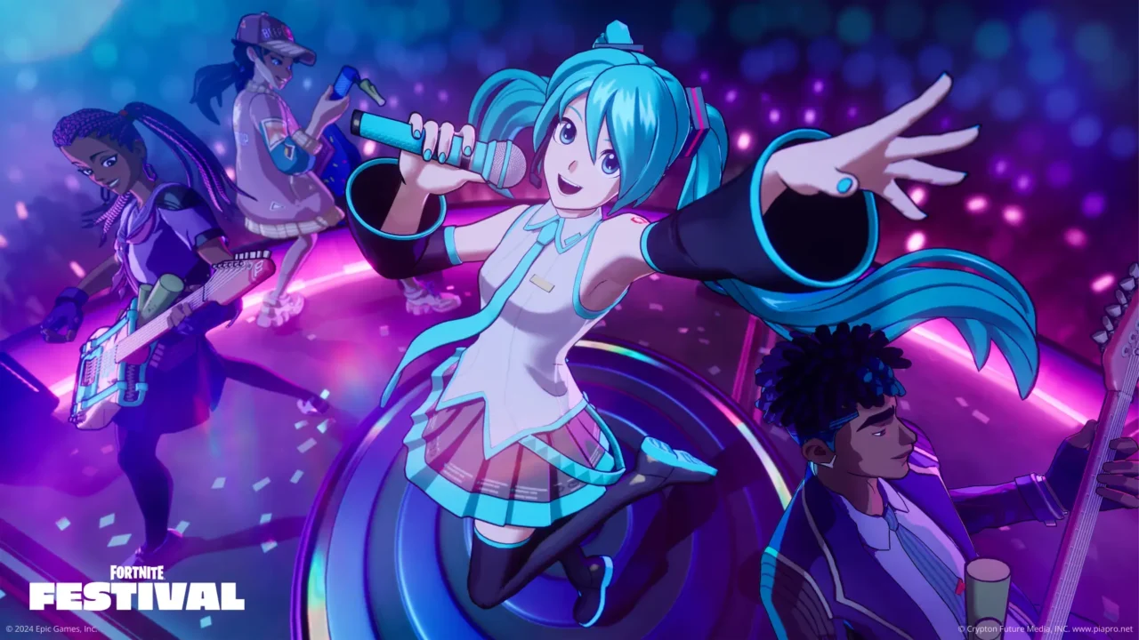 「初音ミク」が「Fortnite Festival」 シーズン7のアイコンとして登場