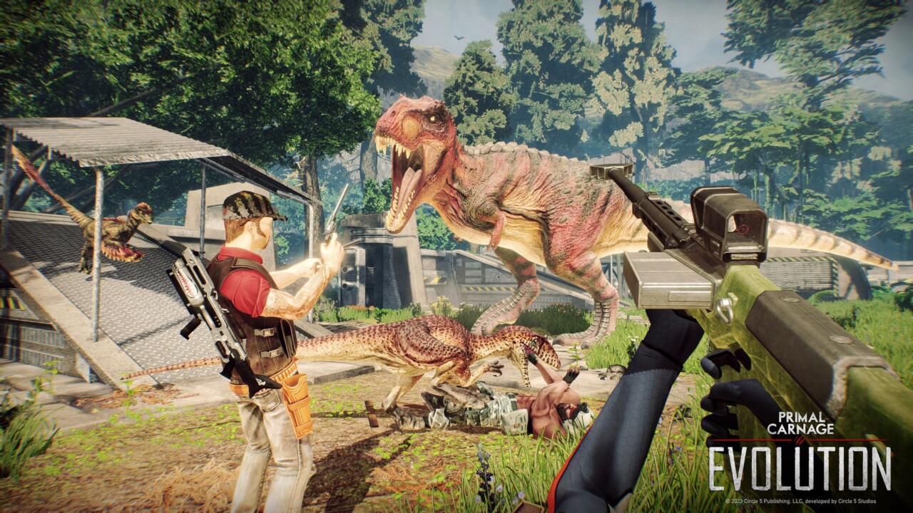 恐竜と人間の戦いが楽しめる『Primal Carnage: Evolution』がPS4向けに2025年にリリース
