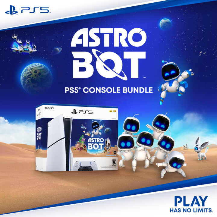 PS5本体と「アストロボット」がセットになった同梱版が発売