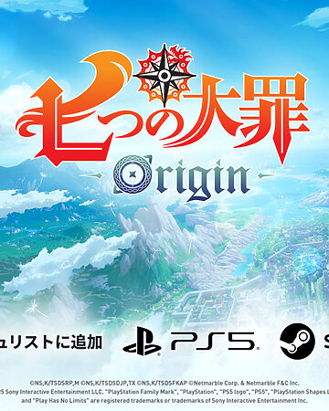 オープンワールドRPG『七つの大罪：Origin』PlayStation 5版とSteam版の発売が決定の画像1
