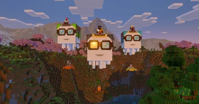 『Minecraft』、乗って空を飛べる「ハッピーガスト」などが追加される大型アップデート「Chase the Skies」が6月18日にリリースの画像1