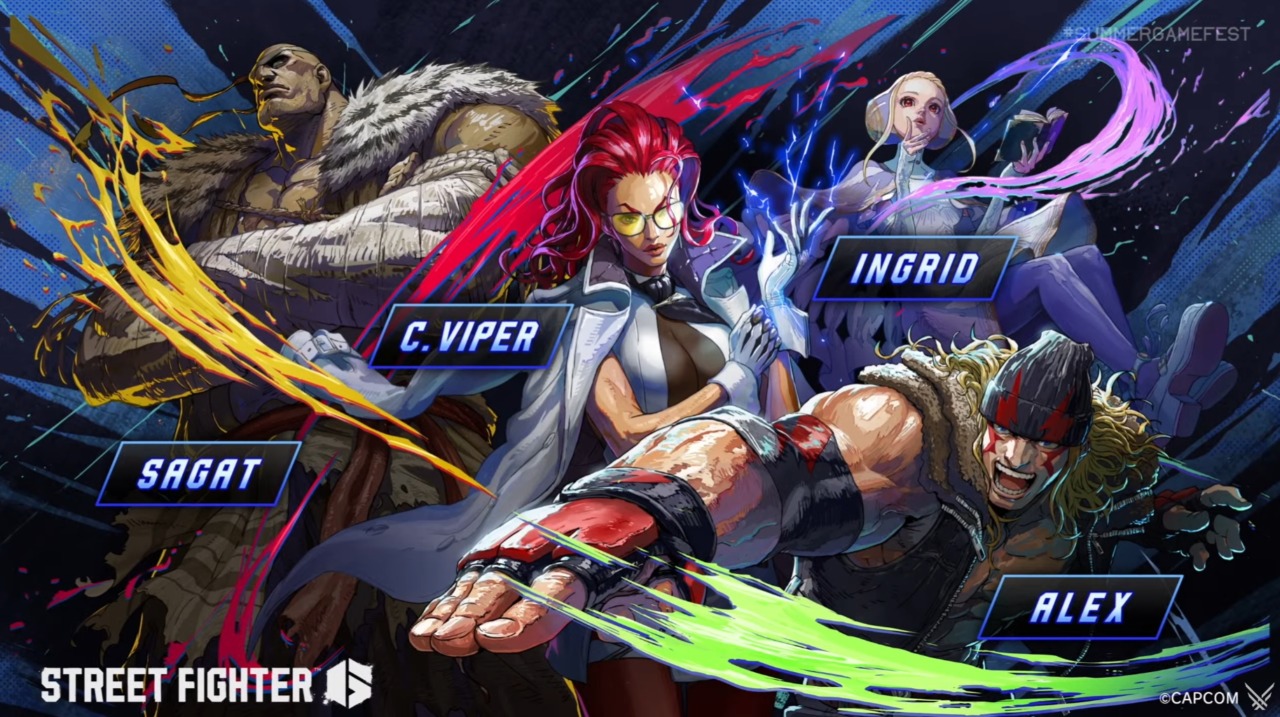 『ストリートファイター6』、Year 3追加キャラは、サガット、アレックス、C.ヴァイパー、イングリッド