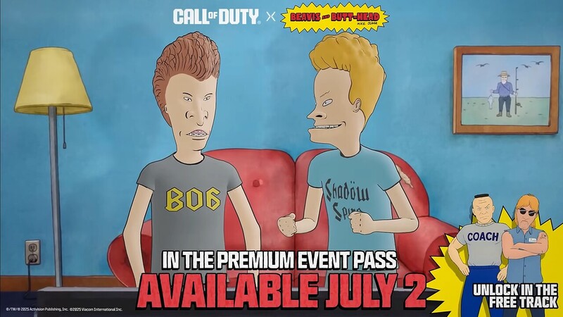 『Call of Duty: Warzone』&『Black Ops 6』、『Beavis and Butt-Head』とのコラボが発表の画像1