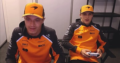 マクラーレンのピアストリとノリスが『ソニックレーシング クロスワールド』をプレイする映像が公開の画像1