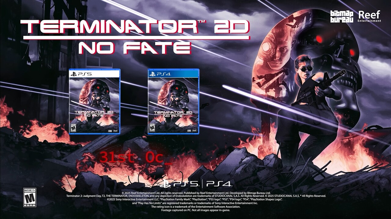 『ターミネーター2』が蘇る！『Terminator 2D: No Fate』が10月31日にリリース