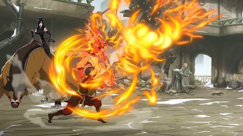 アニメ『アバター 伝説の少年アン』を題材にした格闘ゲームの画像1